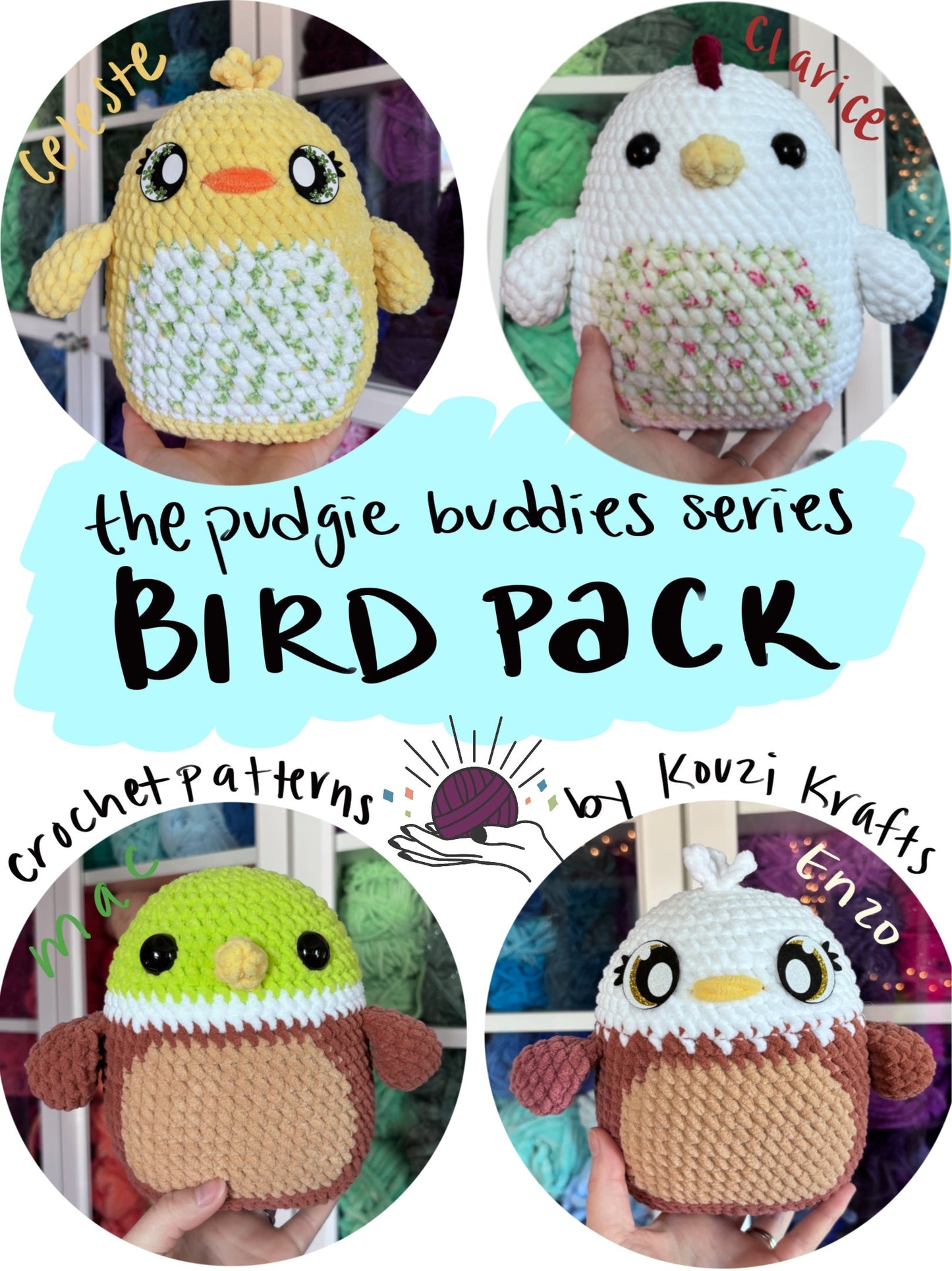 ALL OF THE PATTERNS BUNDLE - DIGITAL DOWNLOAD CROCHET PATTERNS