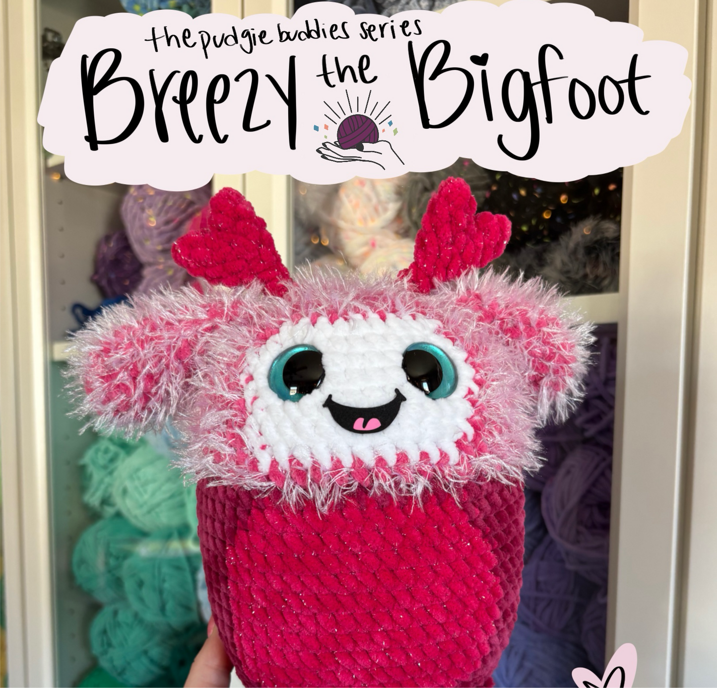 Breezy the Bigfoot Crochet Pattern DIGITAL DOWNLOAD