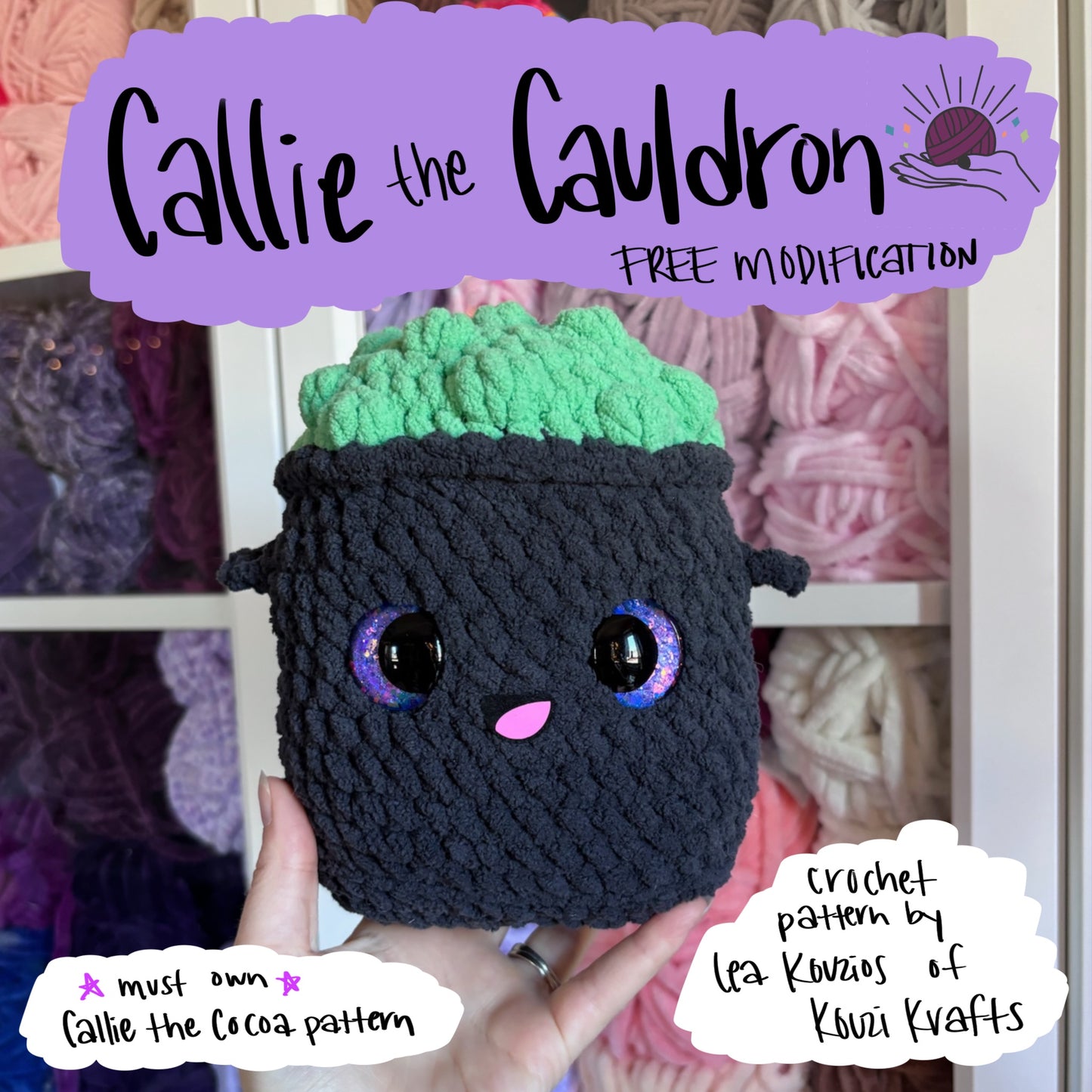 Callie the Cauldron MODIFICATION Crochet Pattern DIGITAL DOWNLOAD