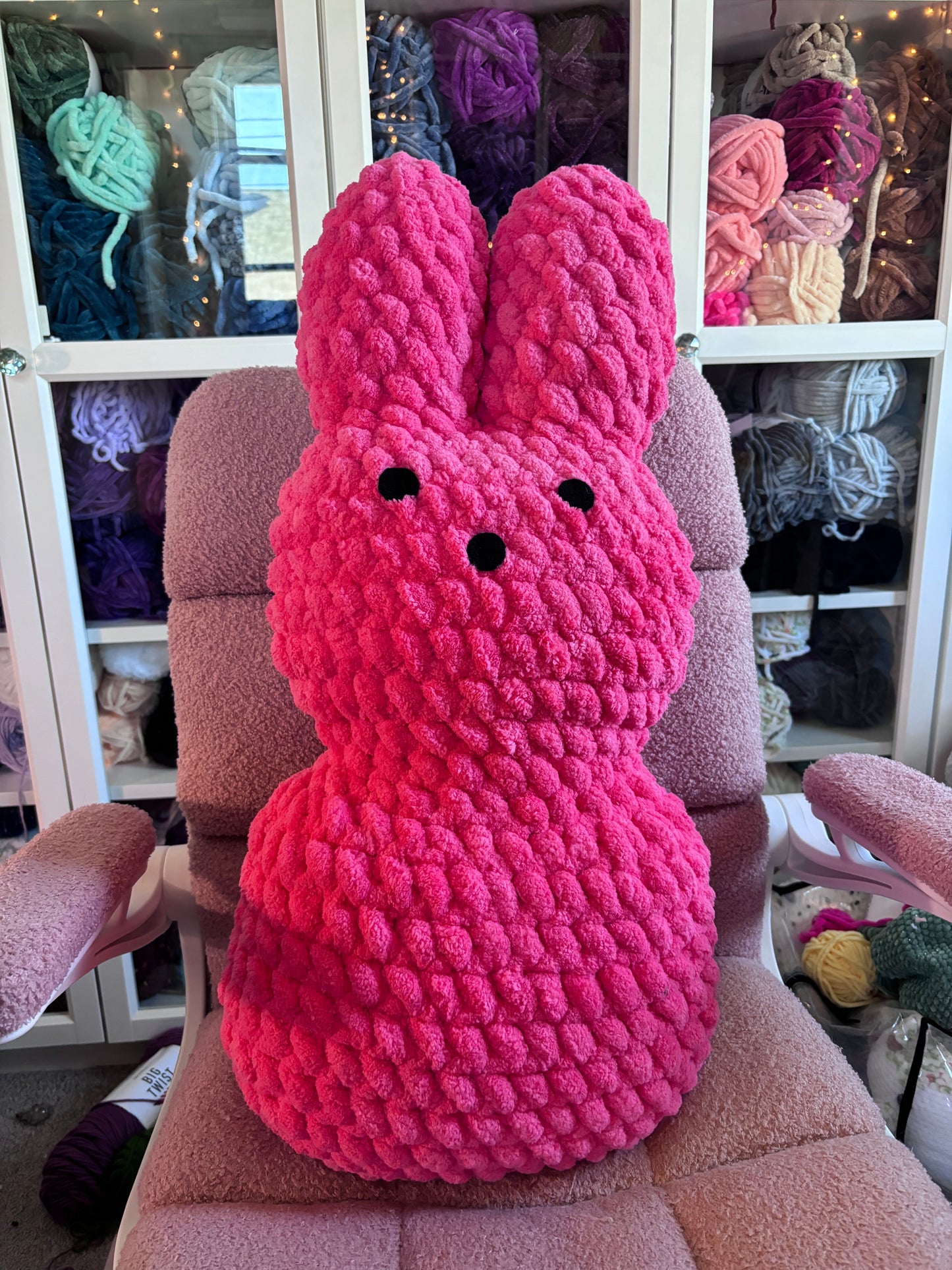 GIANT Easter Peep Bunny - OVER 2FT TALL