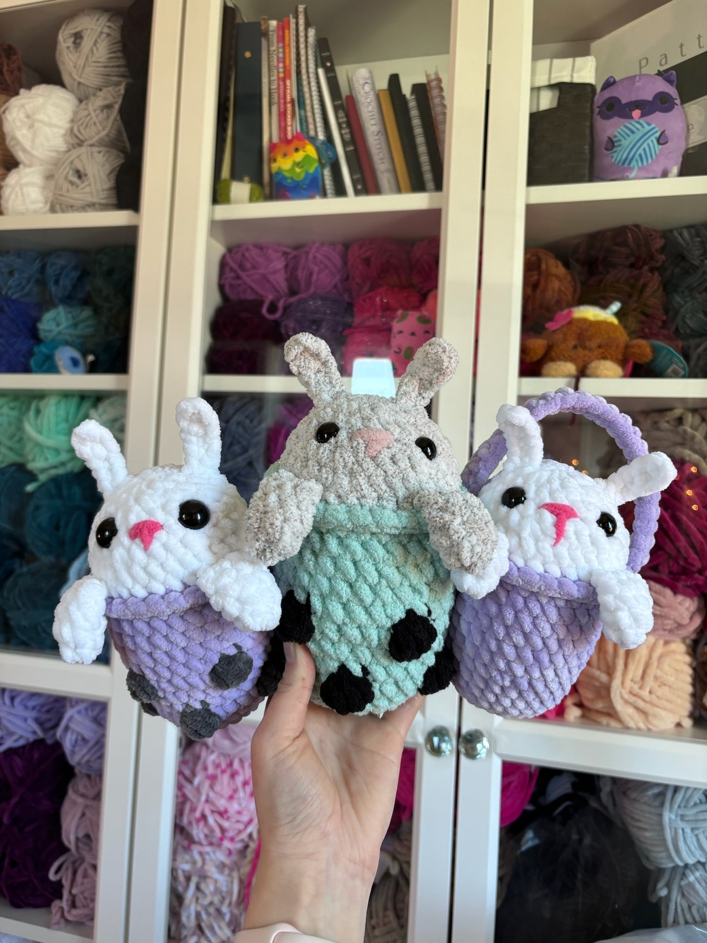 The Boba + Bucket Buddies 8-IN-1 Crochet Pattern DIGITAL DOWNLOAD