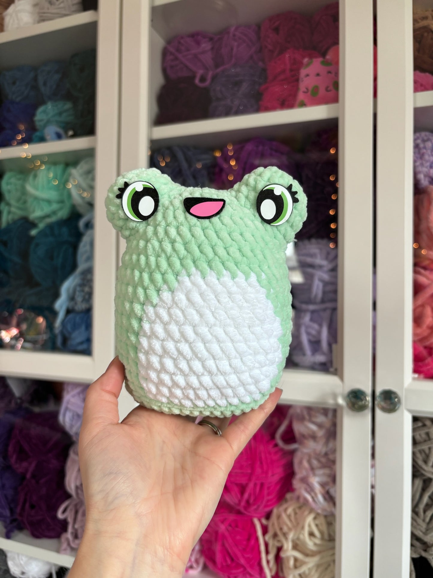 Fiona the Frog Crochet Pattern DIGITAL DOWNLOAD