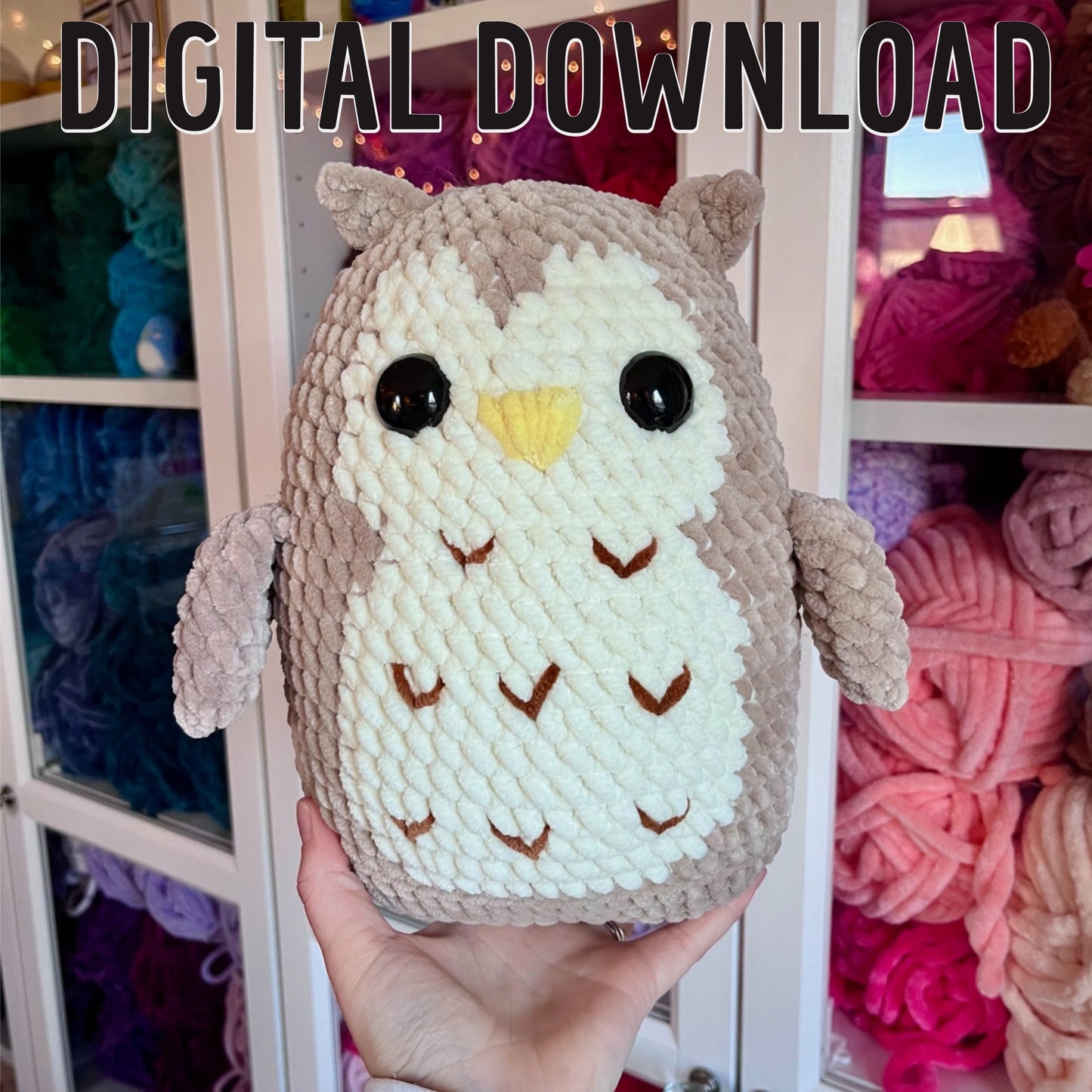 Otis the Owl & Puff the Penguin DUO Crochet Pattern - DIGITAL DOWNLOAD