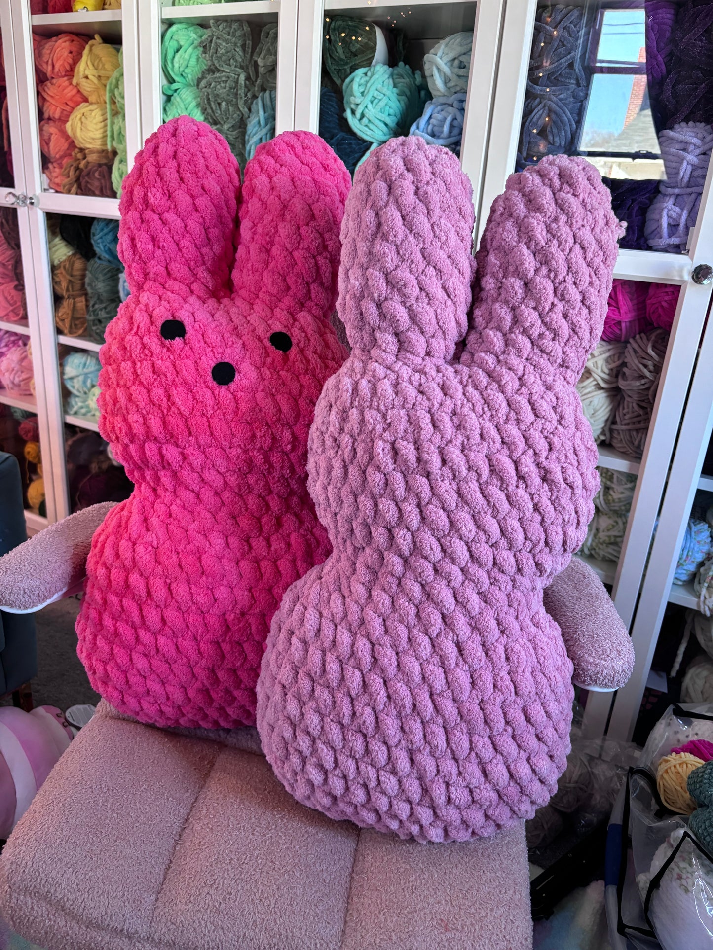 GIANT Easter Peep Bunny - OVER 2FT TALL