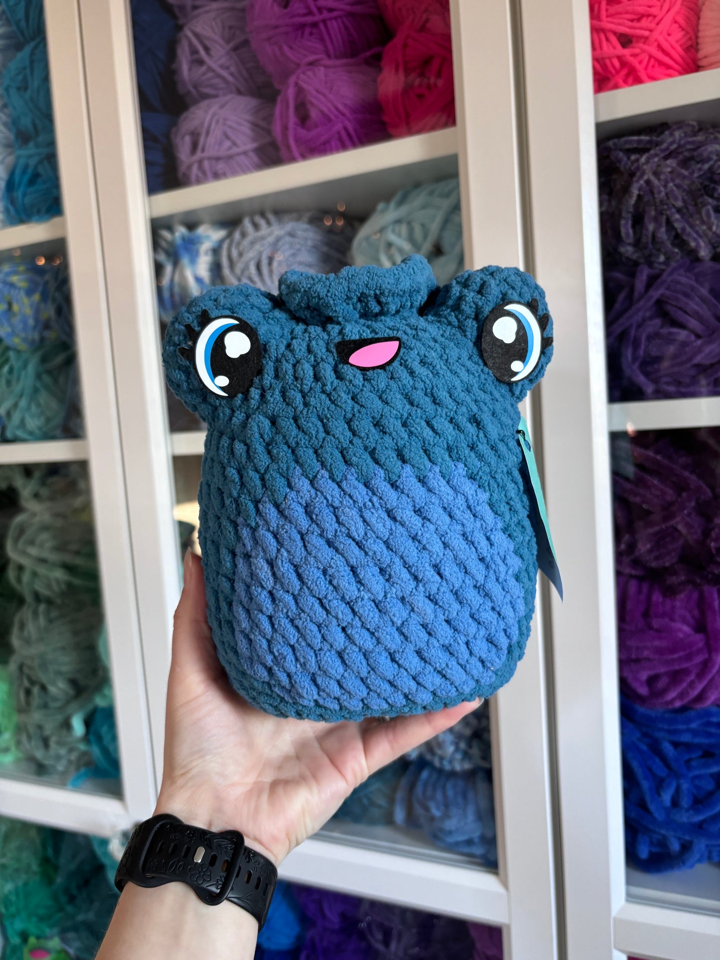 Blueberry Fiona the Frog - blanket