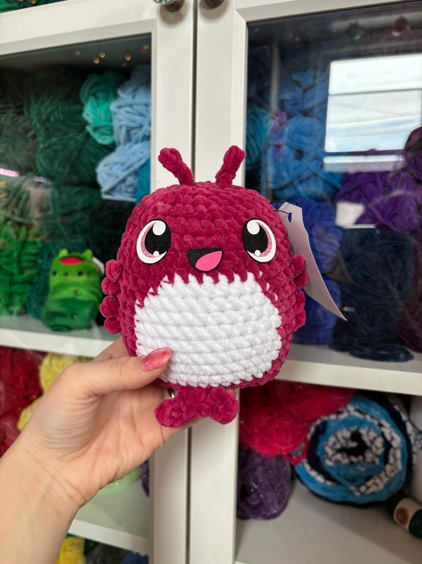 Sheldon the Shrimp - pc/hb maroon