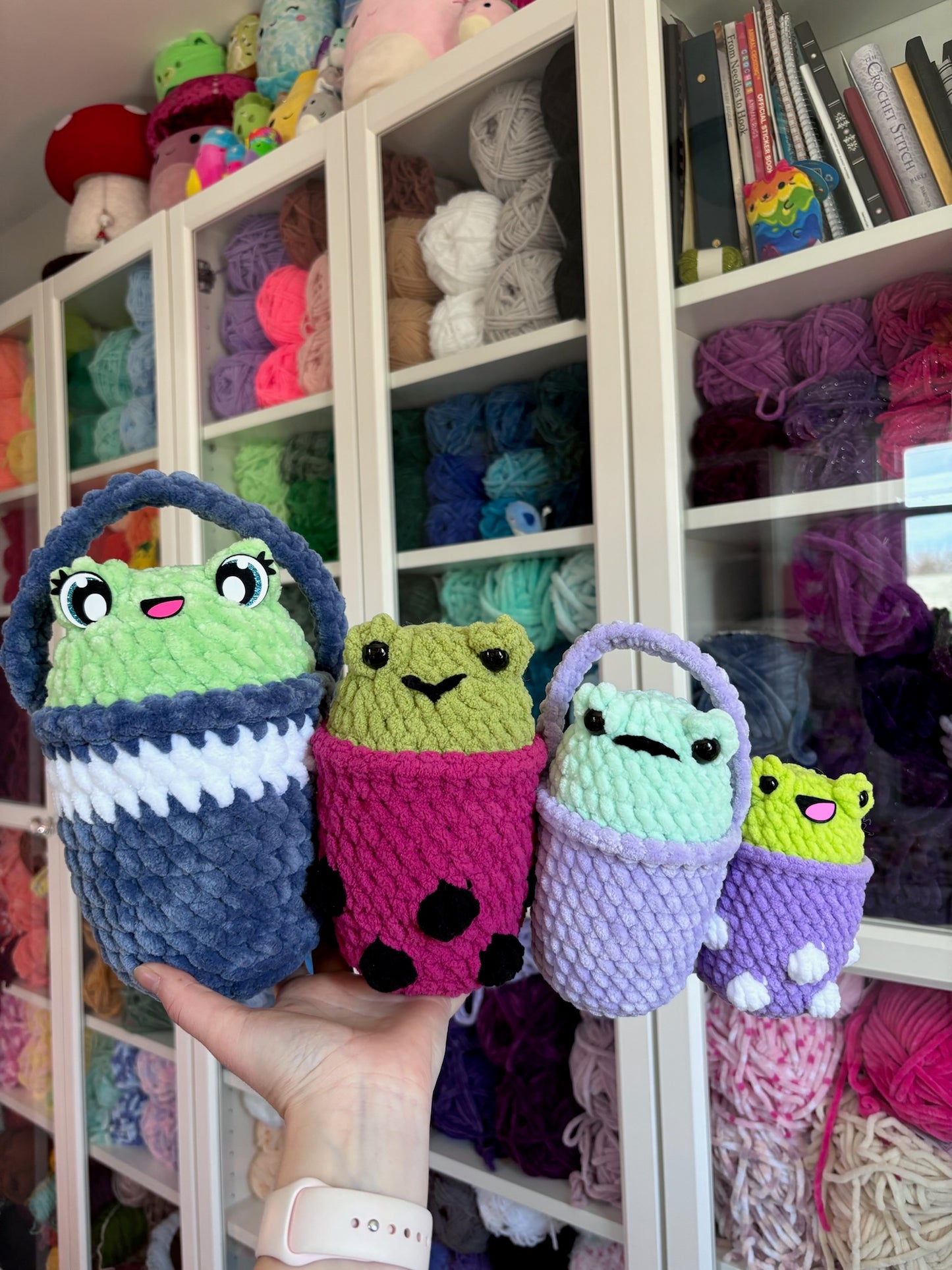 The Boba + Bucket Buddies 8-IN-1 Crochet Pattern DIGITAL DOWNLOAD