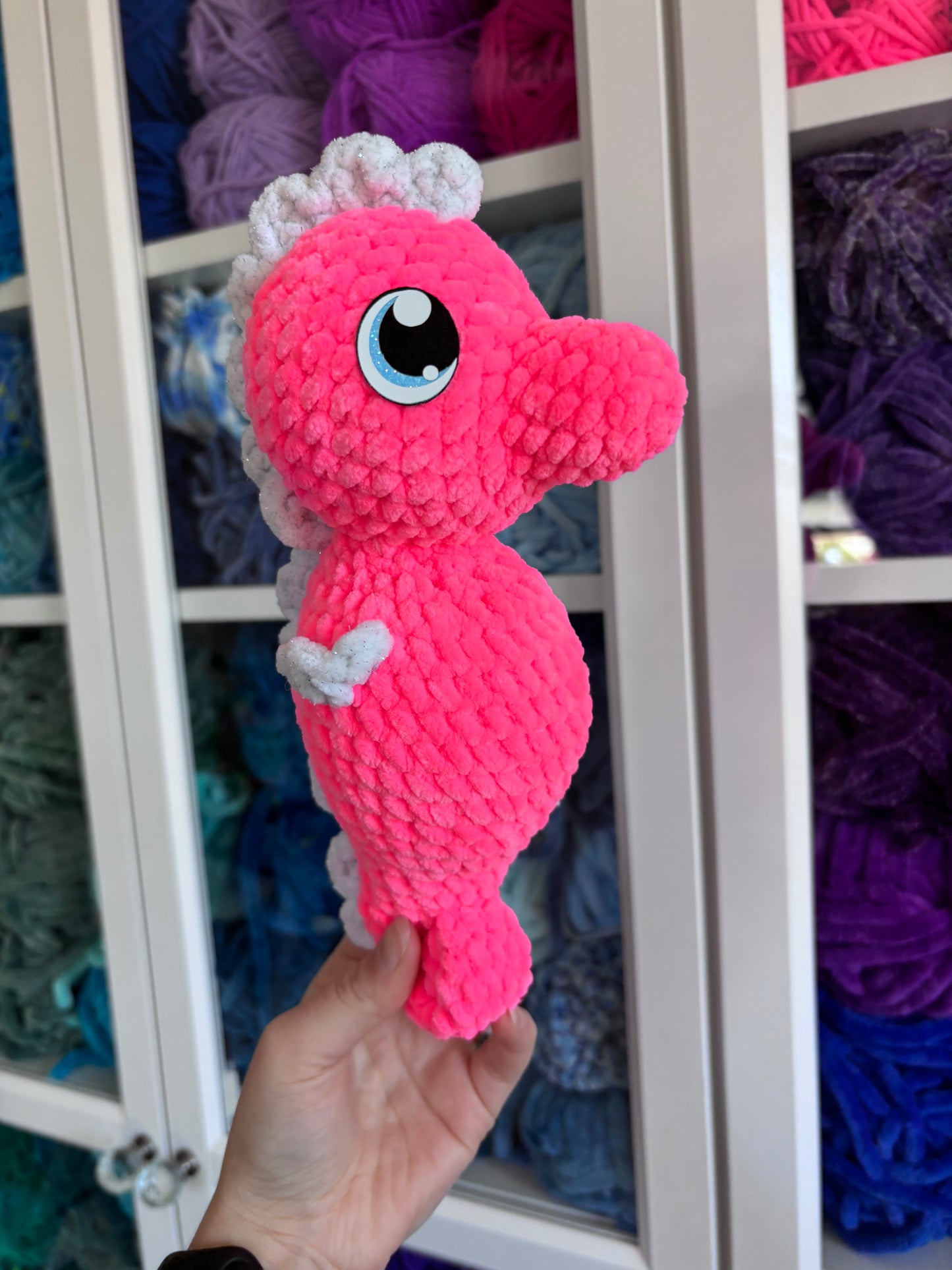 Neon Seahorse