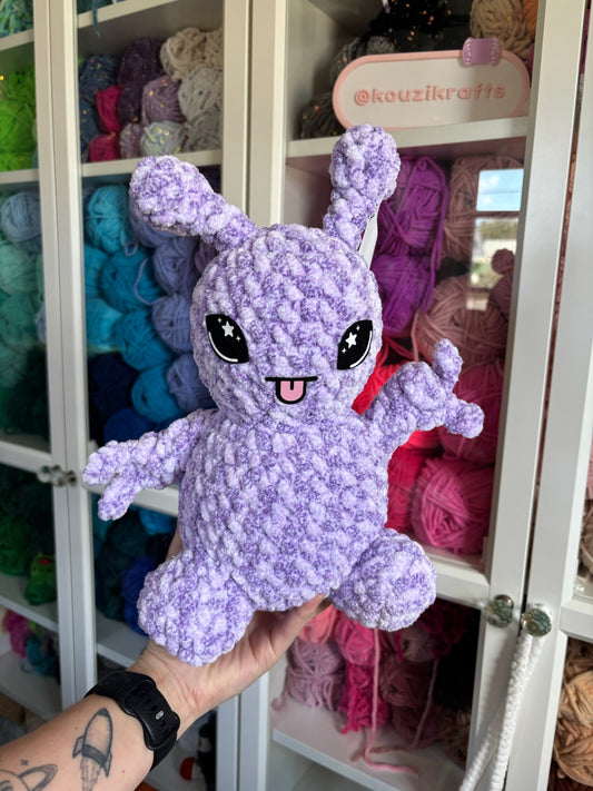 Peace Sign Alien Purple